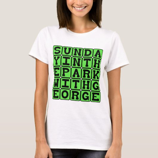 Der Sonntag im Park mit George T-Shirt (Vorderseite)