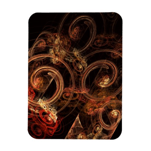 Der Sound Abstrakt Art Premium Magnet (Vertikal)