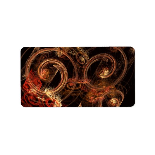 Der Sound der Abstrakten Musikkunst Adressaufkleber (Vorne)