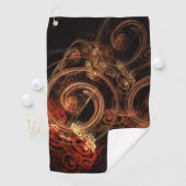 Der Sound der Abstrakten Musikkunst Golfhandtuch (Insitu)