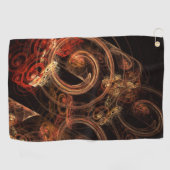 Der Sound der Abstrakten Musikkunst Golfhandtuch (Horizontal)