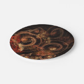 Der Sound der Abstrakten Musikkunst Pappteller (Schrägansicht)