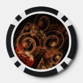 Der Sound der Abstrakten Musikkunst Pokerchips (Rückseite)