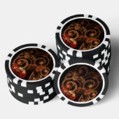 Der Sound der Abstrakten Musikkunst Pokerchips (Stapel)