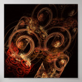 Der Sound der Abstrakten Musikkunst Poster (Vorne)