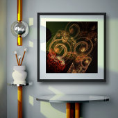 Der Sound der Abstrakten Musikkunst Poster