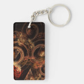 Der Sound der Abstrakten Musikkunst Schlüsselanhänger (Rückseite)