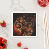 Der Sound der Abstrakten Musikkunst Serviette (Beispiel)