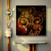 Der Sound der Musik Abstrakt umhüllte Canvas Print Leinwanddruck