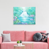 Der Sound des Wassers 2012 Leinwanddruck (Insitu (Wohnzimmer))