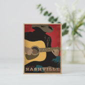 Der Sound von Nashville Postkarte (Stehend Vorderseite)