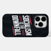 Der Sozialismus ist der Niedergang, und der Kapita Case-Mate iPhone Hülle (Rückseite (Horizontal))