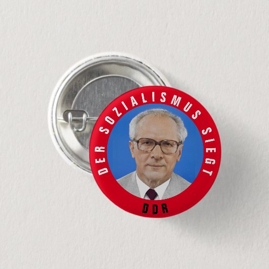 Der Sozialismus siegt Button (Vorne & Hinten)