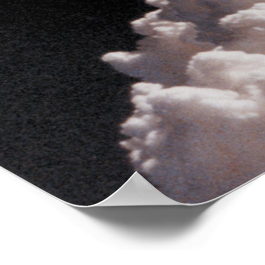 Der Space Shuttle Challenger Desaster Poster (Ecke)