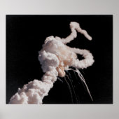 Der Space Shuttle Challenger Desaster Poster (Vorne)