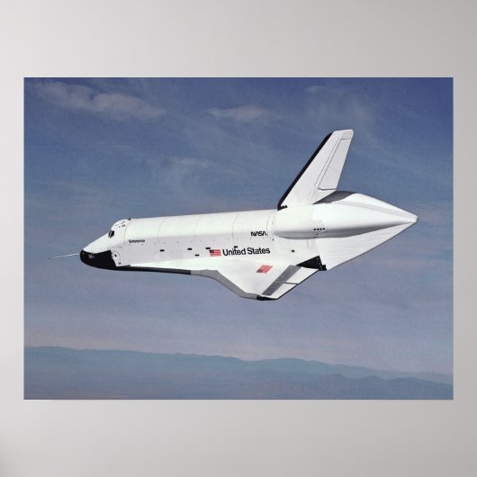 Der Space Shuttle kommt Zuhause Poster (Vorne)