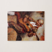 Der spanische Gitarrist (von Pierre-August Renoir) Puzzle (Horizontal)