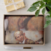 Der spanische Gitarrist (von Pierre-August Renoir) Seidenpapier (Geschenk)