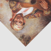 Der spanische Gitarrist (von Pierre-August Renoir) Seidenpapier (Ausschnitt)