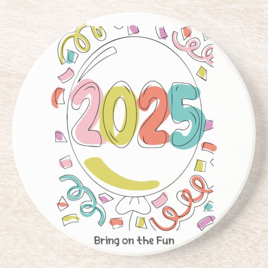 Der Spaß 2025 Getränkeuntersetzer (Vorne)