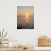 Der Spaß am Strand Poster (Küche)