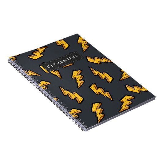 Der Spaß-Blitz-Bolzen, der Muster | zeichnet, Notizblock (Rechte Seite)