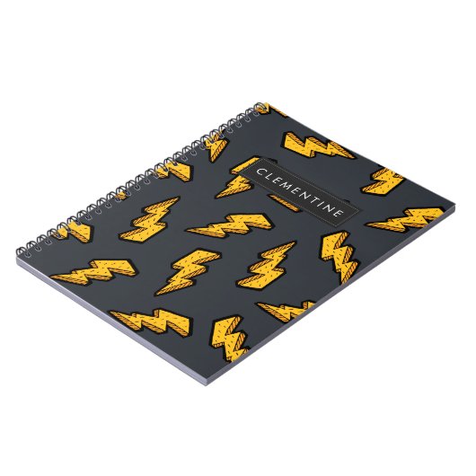 Der Spaß-Blitz-Bolzen, der Muster | zeichnet, Notizblock (Linke Seite)