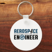 Der Spaß des "Funny Aerospace Engineer" ist Rakete Schlüsselanhänger (Vorderseite)