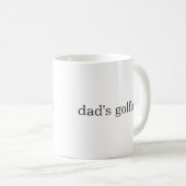 Der Spaß des Vaters mit Redewendungen weiß Kaffeetasse (VorderseiteRechts)