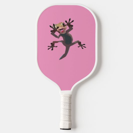 Der Spaß erschien Gecko Pink Pickleball Schläger (Rückseite)