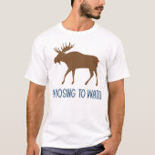 Der Spaß "Moose Pun Jokes" T-Shirt (Vorderseite)