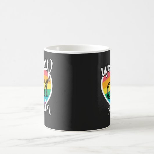 Der Spaß selbst-ironischer Lgbtq-Stolz weckte wied Kaffeetasse (Mittel)