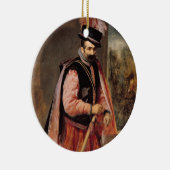 Der Spaßvogel nannte "Don Juan von Österreich", Keramik Ornament (Rechts)