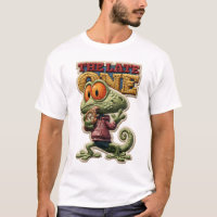Der Späte Lustiger Chamäleon- Stickpatch