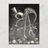 Der Spaziergang im Hintergrund Postkarte (Vorderseite)