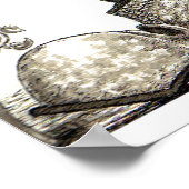 Der Spaziergang Poster (Ecke)