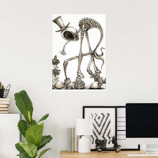 Der Spaziergang Poster (Heimbüro)