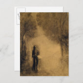 Der Spaziergänger Postkarte (Vorne/Hinten)