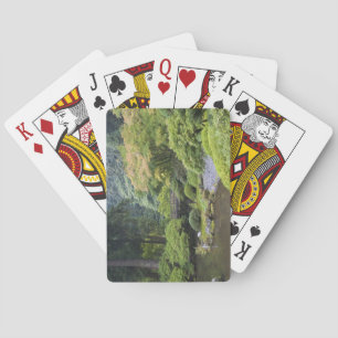 Der Spazierteich mit Mondbrücke Spielkarten
