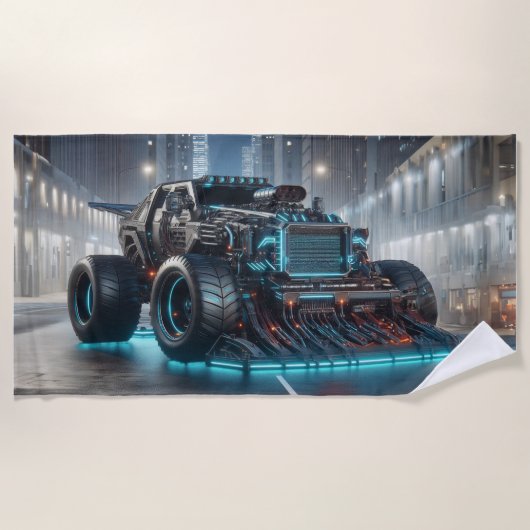 Der Speedster Strandtuch (Vorderseite)