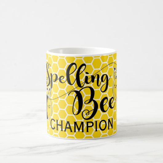 Der Spelling Bee Champion 1. Kaffeetasse (Mittel)