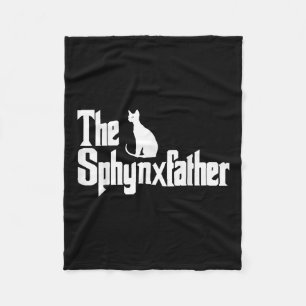 Der Sphynxvater Funny Cat Vater Shirt Men Sphynx L Fleecedecke