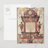 Der Spiegel der Mariner, Titelseite Postkarte (Vorne/Hinten)