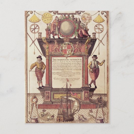 Der Spiegel der Mariner, Titelseite Postkarte (Vorderseite)