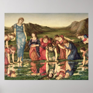 Der Spiegel der Venus, 1870-76 (Öl auf Leinwand) Poster