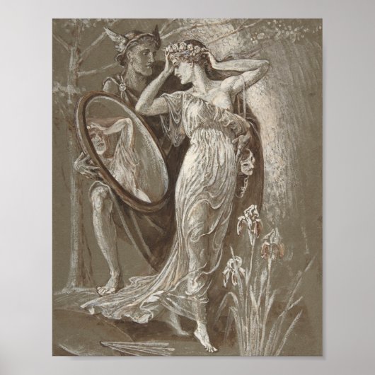 Der Spiegel der Venus | Walter Crane Poster (Vorne)