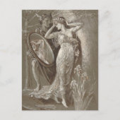 Der Spiegel der Venus | Walter Crane Postkarte (Vorderseite)