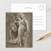 Der Spiegel der Venus | Walter Crane Postkarte