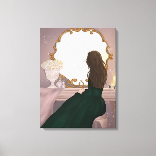 Der Spiegel II - Sitz in Paris Leinwanddruck (Vorderseite)