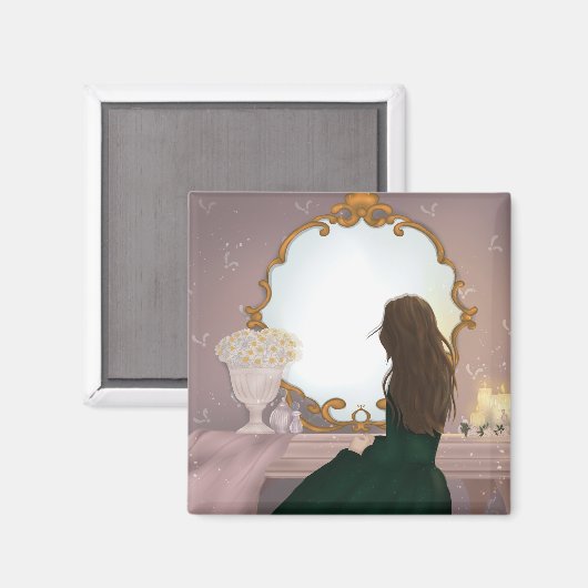 Der Spiegel II - Sitz in Paris Magnet (Vorderseite/Rückseite)